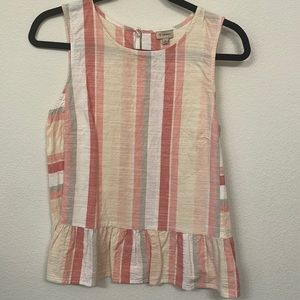 Womens Striped Tank Top